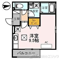 カメリア 110 ｜ 大阪府箕面市西小路５丁目4-36（賃貸アパート1R・1階・27.77㎡） その2