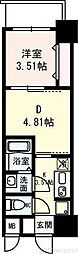 (仮称)吹田市南吹田5丁目プロジェクト 8階2Kの間取り