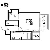 マンションＫＵＲＯＳＥ 102 ｜ 大阪府高槻市清福寺町25-8（賃貸アパート1K・1階・24.67㎡） その2