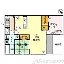 グリーンコート淡路 105 ｜ 大阪府大阪市東淀川区淡路５丁目21-2（賃貸アパート2LDK・1階・68.67㎡） その2