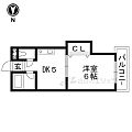 都部ハイツ6階5.3万円