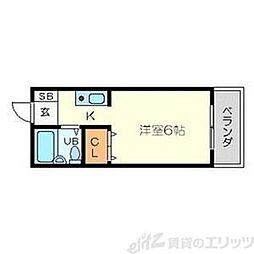 メゾン・ド・ロペ 1Kの間取図画像