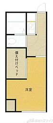 アルアンダ 1Kの間取図画像