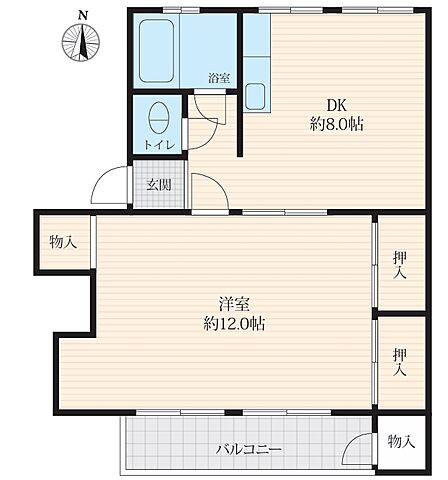 間取り 多摩川住宅　ハ13棟 3階/-