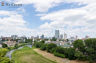 外観:広瀬川や仙台トラストタワーなど仙台のランドマークを一望。 外観:広瀬川や仙台トラストタワーなど仙台のランドマークを一望。
