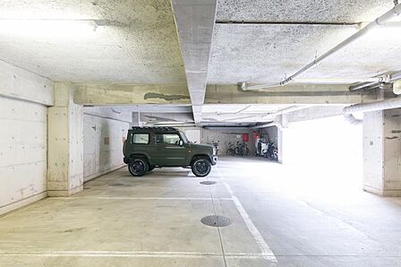 地下にある駐車場