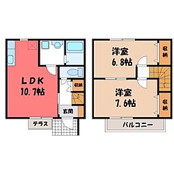 🉐敷金礼金0円！🉐湘南新宿ライン宇須 栗橋駅 徒歩100分