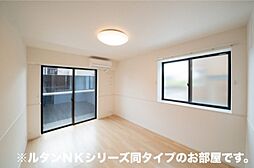 JR東北本線 古河駅 バス8分 西女沼下車 徒歩6分の賃貸アパート 1階1LDKのリビング/ダイニング