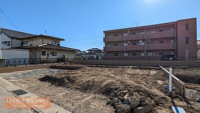 外観：『伊勢崎市除ヶ町　3号棟』　土地面積広々58.26坪。