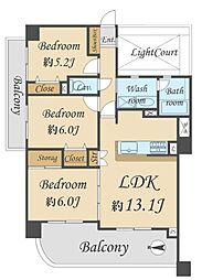 間取図画像 3LDK