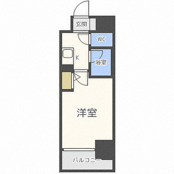 エスリード大阪城北 ｜大阪府大阪市都島区片町1丁目(賃貸マンション1K・6階・19.28㎡)の写真 その2