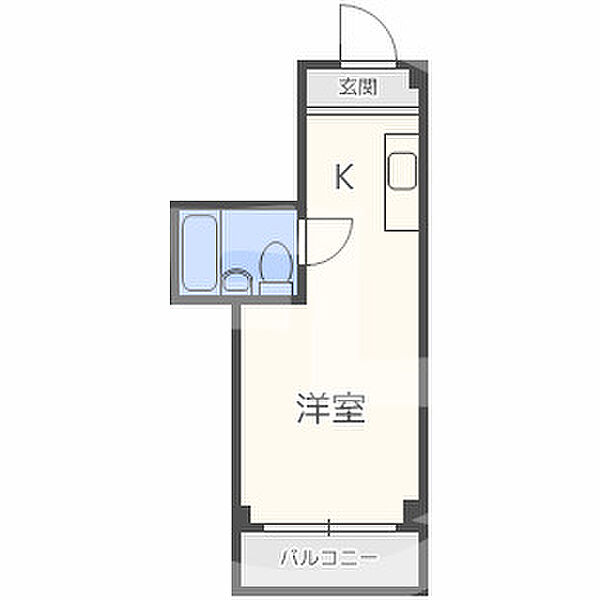 クイーンレジデンス ｜大阪府大阪市北区同心2丁目(賃貸マンション1R・3階・15.75㎡)の写真 その2