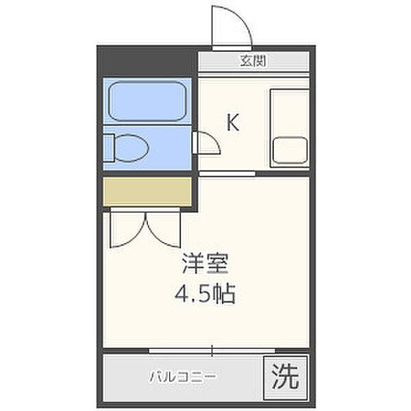 メゾン・ド・シュルヴィー ｜大阪府大阪市都島区都島北通2丁目(賃貸マンション1R・2階・13.91㎡)の写真 その2