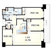 グランドメゾン新梅田タワー THE CLUB RESIDENCE  ｜ 大阪府大阪市北区大淀南2丁目（賃貸マンション3LDK・21階・75.91㎡） その2