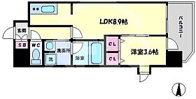 ノースヴィレッジ伍番館  ｜ 大阪府大阪市北区中津6丁目（賃貸マンション1LDK・7階・32.66㎡） その2