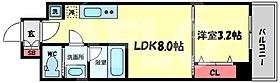 ブエナビスタ西天満  ｜ 大阪府大阪市北区西天満3丁目（賃貸マンション1LDK・7階・27.60㎡） その2