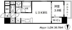 アーバネックス中崎町  ｜ 大阪府大阪市北区黒崎町（賃貸マンション1LDK・4階・30.70㎡） その2