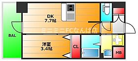 大阪難波Noah  ｜ 大阪府大阪市浪速区稲荷1丁目10-24（賃貸マンション1LDK・3階・28.47㎡） その2