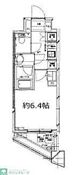 S-FORT中板橋 1Kの間取図画像