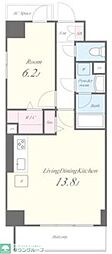 Fleurlamere 1LDKの間取図画像