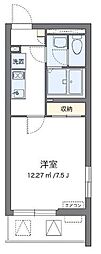 グラントフィールド 1Kの間取図画像