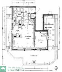 AXAS練馬北町 1LDKの間取図画像