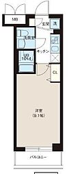 レオーネ志村坂上 1Kの間取図画像