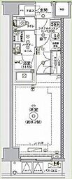 クレヴィスタ練馬平和台 1Kの間取図画像