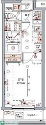 CREVISTA板橋志村 1Kの間取図画像
