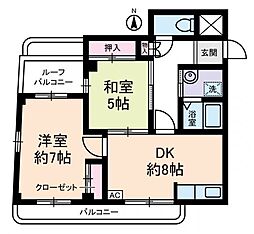 マインドホームズ 2DKの間取図画像