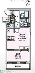 アイルプレミアム赤羽ウエスト 1LDKの間取図画像