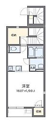 LEONEXTすこやか 1Kの間取図画像