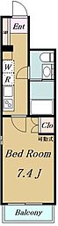 FUSION板橋本町 1Kの間取図画像
