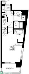 プライムコート大山 ワンルームの間取図画像