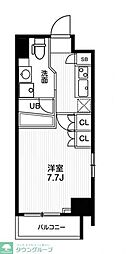 エヌステージ板橋本町アジールコート 1Kの間取図画像