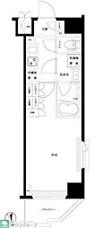 ルーブル新高島平 1Kの間取図画像