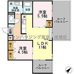 物件の間取り