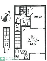 グランフィカーサ 1LDKの間取図画像