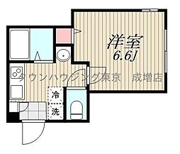 ライズ新高島平 1Kの間取図画像