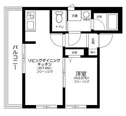 間取図画像 1LDK