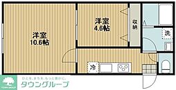(仮称)板橋区赤塚新町3丁目計画 2Kの間取図画像