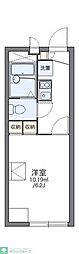 レオパレスグレイスパティオ 1Kの間取図画像