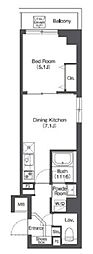 COMFORIA志村坂上 1DKの間取図画像