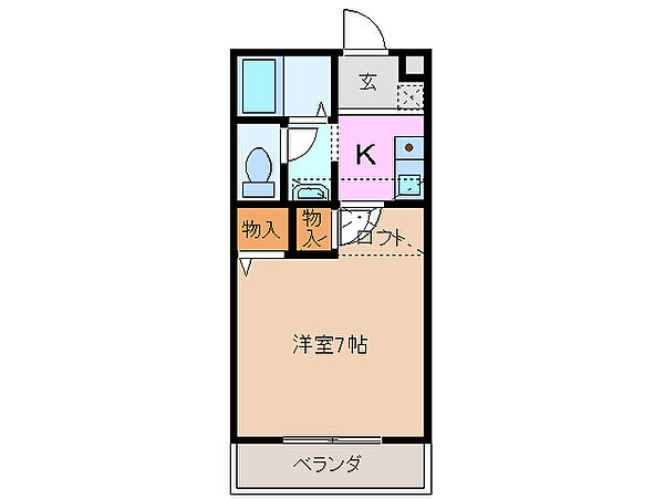 プラザコート西富田 106｜三重県四日市市西富田３丁目(賃貸アパート1K・1階・24.15㎡)の写真 その2