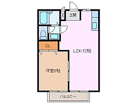 シティハイツ縄生 2A ｜ 三重県三重郡朝日町大字縄生（賃貸アパート1LDK・2階・39.74㎡） その2