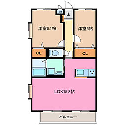 大矢知駅 6.6万円