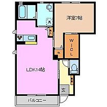 サミット　Ｅ棟 102 ｜ 三重県四日市市南富田町（賃貸アパート1LDK・1階・50.71㎡） その2