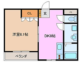 サン・クレスト 103 ｜ 三重県三重郡川越町大字亀須新田（賃貸アパート1DK・1階・34.04㎡） その2