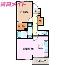 三重県四日市市広永町（賃貸アパート1LDK・1階・45.06㎡） その2