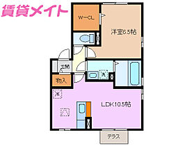 三重県四日市市大字東阿倉川（賃貸アパート1LDK・1階・44.18㎡） その2